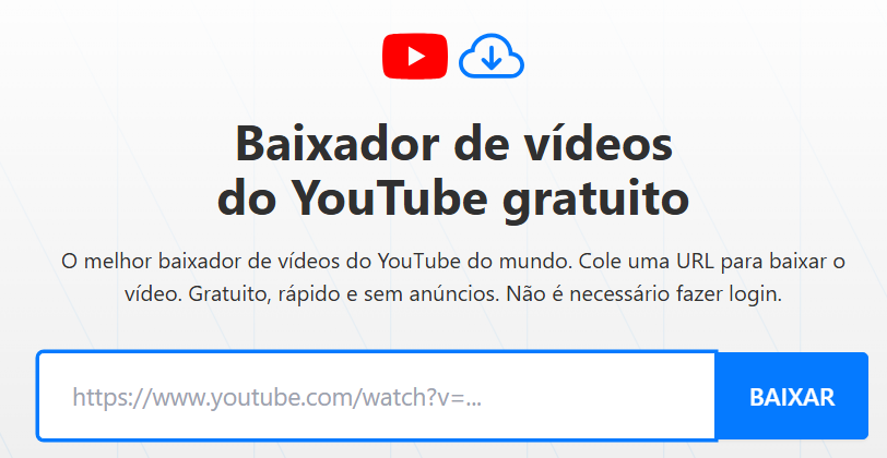 Baixar vídeo YouTube grátis 2026